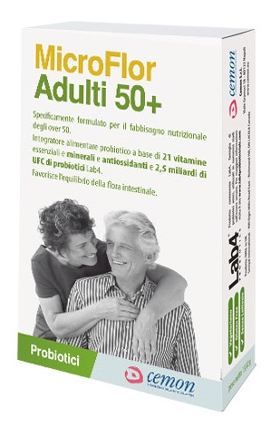 MICROFLOR ADULTI 50+ 30 CAPSULE - Farmacianuova.eu