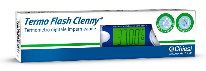 TERMOMETRO CLENNY TERMO FLASH PREDITTIVO 10 SECONDI WATERPROOF - Farmacianuova.eu