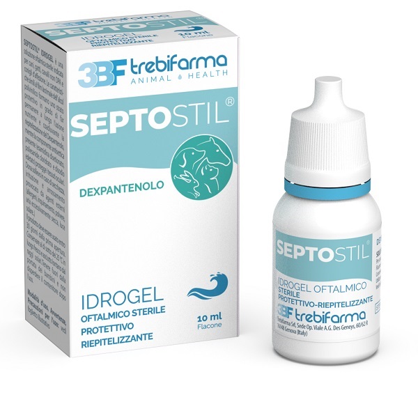 SEPTOSTIL SOLUZIONE OFTALMICA IDRATANTE EPITELIO PROTETTIVA LENITIVA LUBRIFICANTE PER CANI E GATTI 10 ML - Farmacianuova.eu