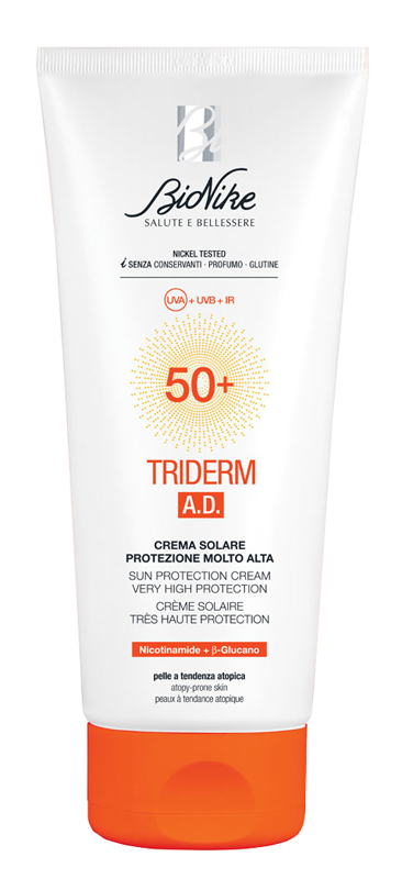 TRIDERM AD CREMA SOLARE SPF50+ 200 ML - Farmacianuova.eu