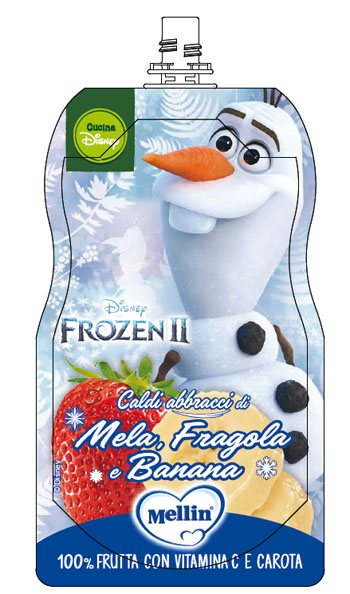POUCH DISNEY FROZEN MELA FRAGOLA BANANA 110 G - Farmacianuova.eu