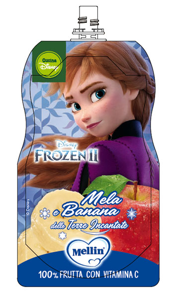 POUCH DISNEY FROZEN MELA BANANA 110 G - Farmacianuova.eu