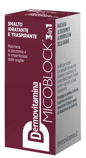 DERMOVITAMINA MICOBLOCK 3 IN 1 SMALTO IDRATANTE E TRASPIRANTE BORDEAUX 5 ML - Farmacianuova.eu
