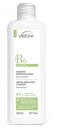 VEBIX PHYTAMIN SHAMPOO SEBOREGOLATORE NORMALIZZANTE 250 ML - Farmacianuova.eu