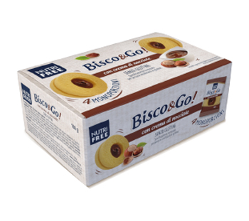 NUTRIFREE BISCO&GO CON CREMA DI NOCCIOLE 4X40 G - Farmacianuova.eu