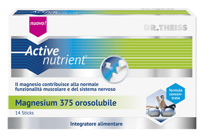 THEISS ACTIVE NUTRIENT MAGNESIUM 375 14 STICK OROSOLUBILI - Farmacianuova.eu
