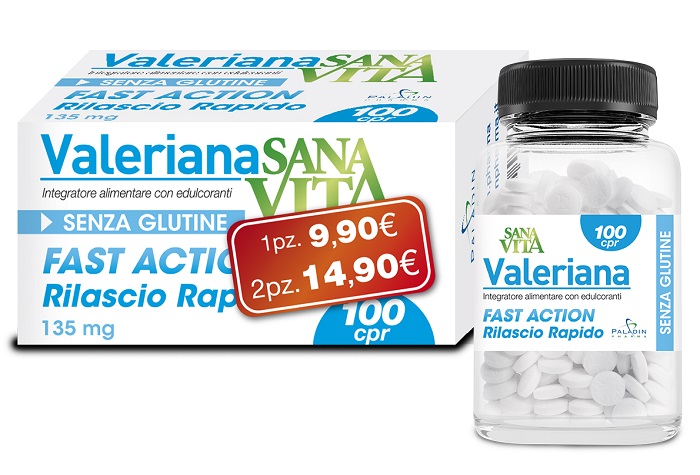 SANAVITA VALERIANA 100 COMPRESSE - Farmacianuova.eu