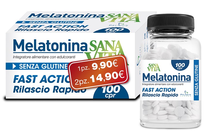 SANAVITA MELATONINA 100 COMPRESSE - Farmacianuova.eu
