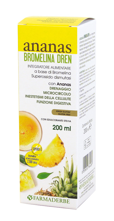 ANANAS BROMELINA DREN 200 ML - Farmacianuova.eu