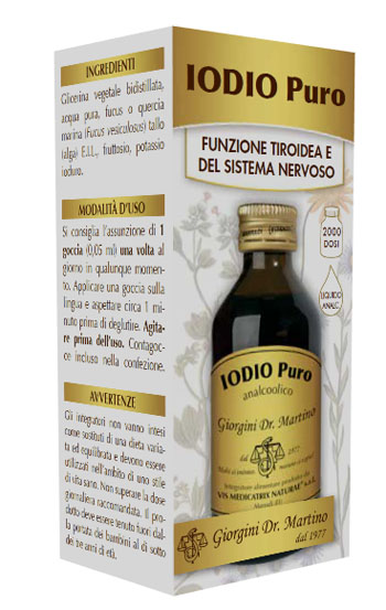 IODIO PURO ANALCOLICO 100 ML - Farmacianuova.eu