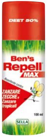 BEN'S REPELLENTE BIOCIDA 50% 100 ML - Farmacianuova.eu