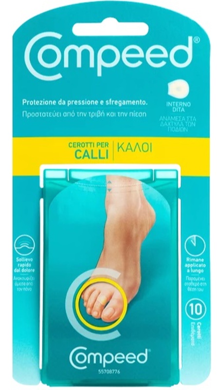 COMPEED CEROTTI PER CALLI INTERNO DITA 10 PEZZI - Farmacianuova.eu