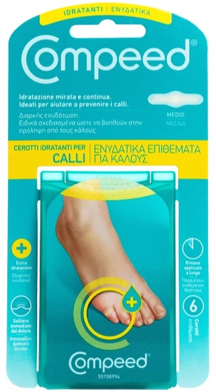COMPEED CEROTTI PER CALLI IDRATANTI 6 PEZZI - Farmacianuova.eu