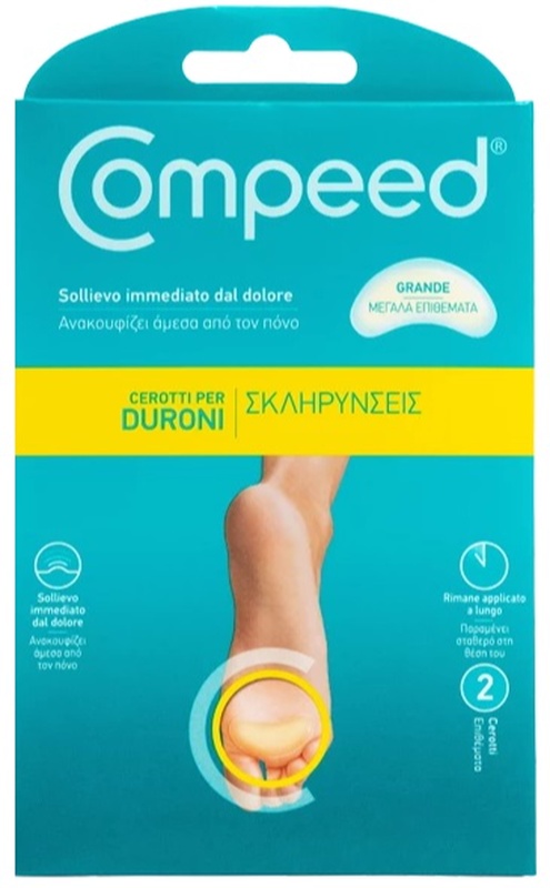 COMPEED CEROTTI PER DURONI LARGO 2 PEZZI - Farmacianuova.eu