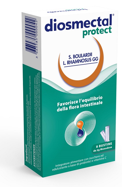 DIOSMECTAL PROTECT 8 BUSTINE OROSOLUBILI 2 G - Farmacianuova.eu
