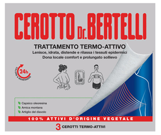 DR BERTELLI CEROTTO TERMO-ATTIVO 3 PEZZI - Farmacianuova.eu