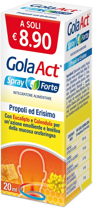 GOLA ACT SPRAY FORTE 20 ML - Farmacianuova.eu