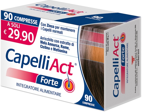 CAPELLI ACT FORTE 90 COMPRESSE - Farmacianuova.eu