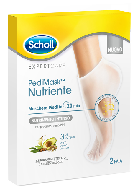 SCHOLL EXPERTCARE PEDIMASK NUTRIENTE 3 OILS COMPLEX - Farmacianuova.eu