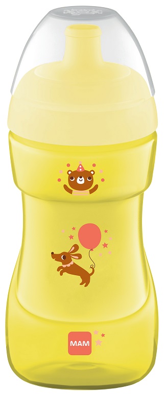 MAM TAZZA SPORTS 330 ML 12+ BECCUCCIO RIGIDO NEUTRO - Farmacianuova.eu