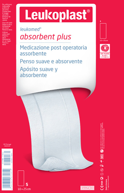 LEUKOMED MEDICAZIONE POST-OPERATORIA IN TESSUTO NON TESSUTO 10 X 25 CM - Farmacianuova.eu