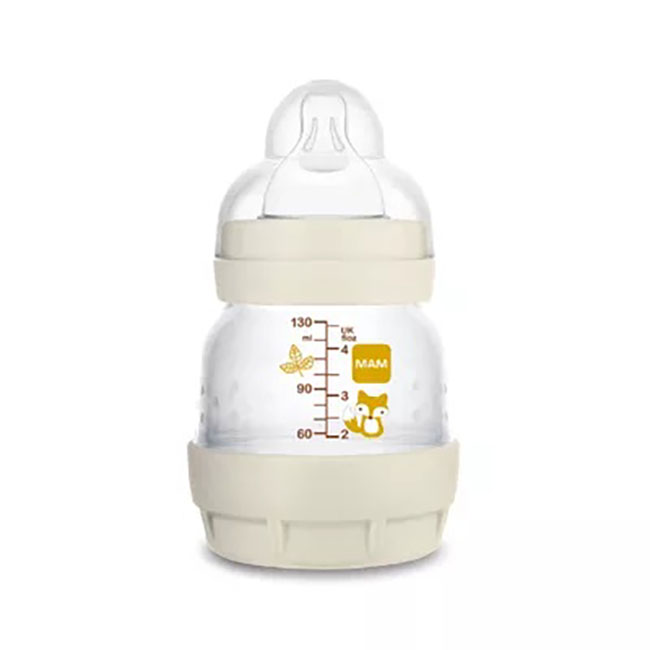 MAM BIBERON EASY START 130 ML 0+ TETTARELLA 0 NEUTRO - Farmacianuova.eu