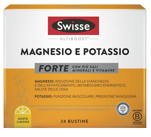 SWISSE MAGNESIO POTASSIO FORTE 24 BUSTINE - Farmacianuova.eu