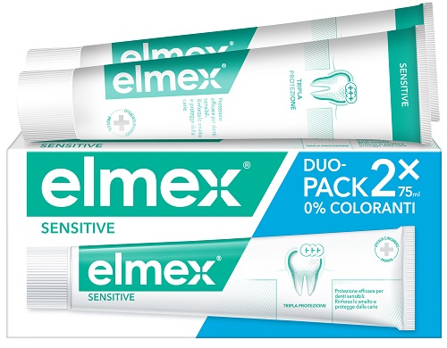 ELMEX SENSITIVE DENTIFRICIO BITUBO 2X75 ML - Farmacianuova.eu