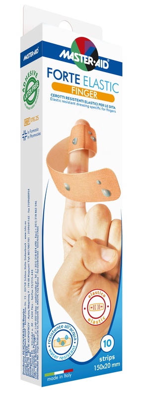 CEROTTO MASTER-AID ELASTIC FINGER 10 PEZZI - Farmacianuova.eu