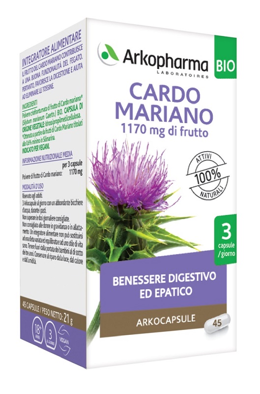 ARKO CAPSULE CARDO MARIANO 45 CAPSULE BIO - Farmacianuova.eu