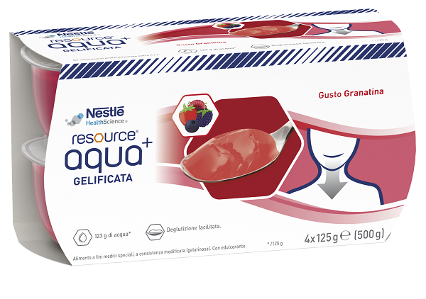 RESOURCE AQUA ACQUA GELIFICATA+GRENADA CUP 6 4X125 G - Farmacianuova.eu