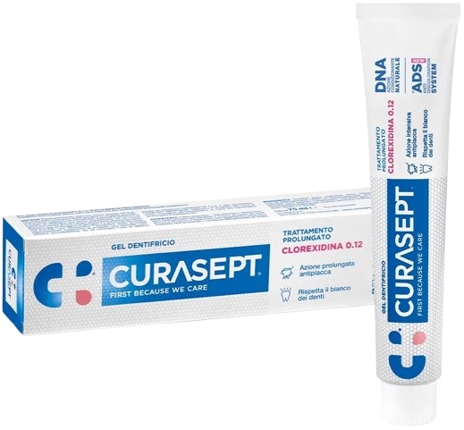 CURASEPT DENTIFRICIO 0,12 75 ML ADS+DNA - Farmacianuova.eu
