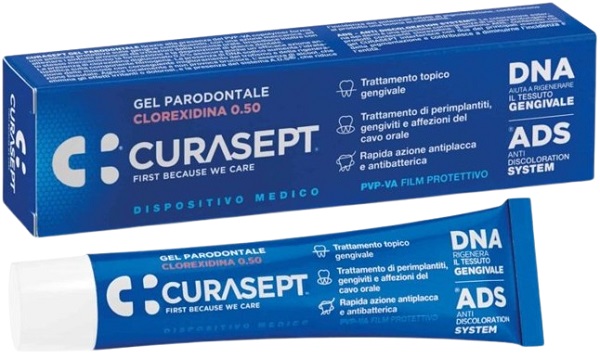 CURASEPT GEL PARODONTALE 0,5% 30 ML ADS + DNA - Farmacianuova.eu