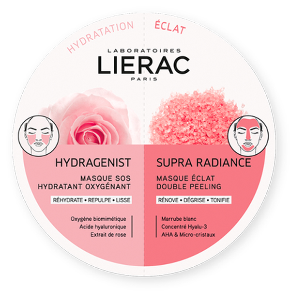 LIERAC MONO MASK HYDRA + SUPRA RADIANCE 2 X 6 ML - Farmacianuova.eu