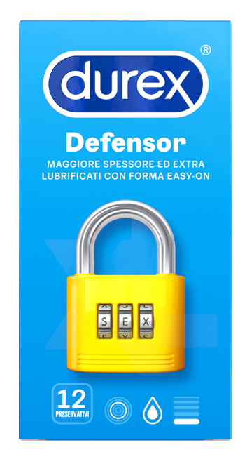 PROFILATTICO DUREX DEFENSOR 12 PEZZI - Farmacianuova.eu