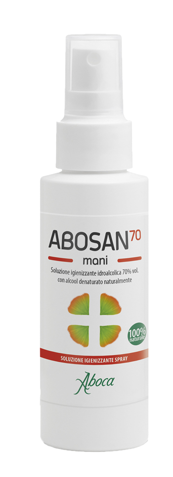 ABOSAN70 SOLUZIONE IGIENIZZANTE MANI 100 ML SPRAY - Farmacianuova.eu