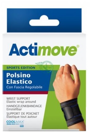 ACTIMOVE SPORTS EDITION POLSINO ELASTICO CON FASCIA REGOLABILE UNIVERSALE - Farmacianuova.eu