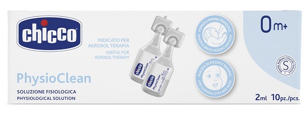 CHICCO SOLUZIONE PHYSIOCLEAN 2 ML 10 PEZZI - Farmacianuova.eu