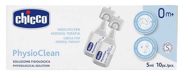 CHICCO SOLUZIONE PHYSIOCLEAN 5 ML 10 PEZZI - Farmacianuova.eu