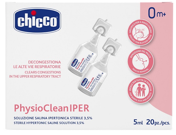 CHICCO SOLUZIONE HYPERTONIC 5 ML 20 PEZZI - Farmacianuova.eu