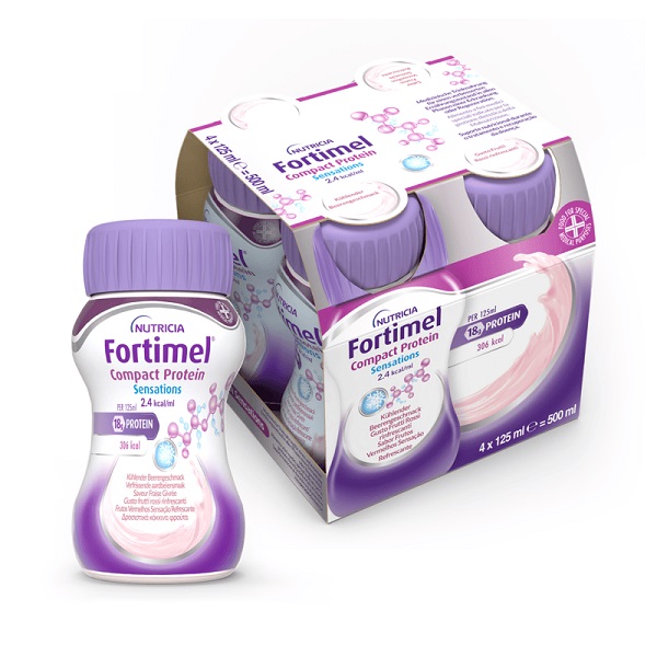 FORTIMEL COMPACT PROTEIN COOL RED FRUITS 4 X 125 ML - Farmacianuova.eu