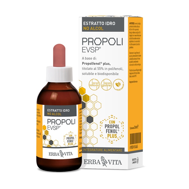 PROPOLI EVSP ESTRATTO IDRO NO ALCOL 30 ML - Farmacianuova.eu