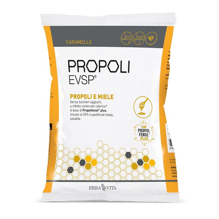 PROPOLI EVSP CARAMELLE PROPOLI MIELE 65 G - Farmacianuova.eu