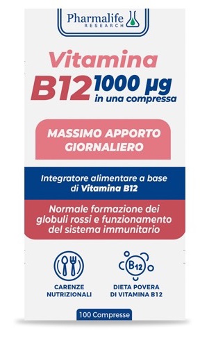VITAMINA B12 100 COMPRESSE VITACURVEG - Farmacianuova.eu