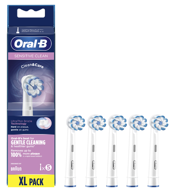 ORALB SENSITIVE CLEAN EB60 TESTINE PER SPAZZOLINO ELETTRICO 5 PEZZI - Farmacianuova.eu