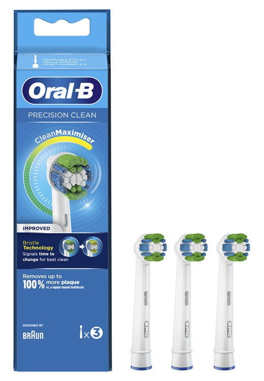 ORALB PRECISION CLEAN EB20 TESTINA PER SPAZZOLINO ELETTRICO 3 PEZZI - Farmacianuova.eu