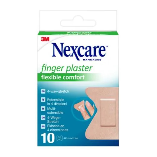 CEROTTO PREPARATO NEXCARE FINGER PLASTERS NFP001W 44,5X51 MM - Farmacianuova.eu