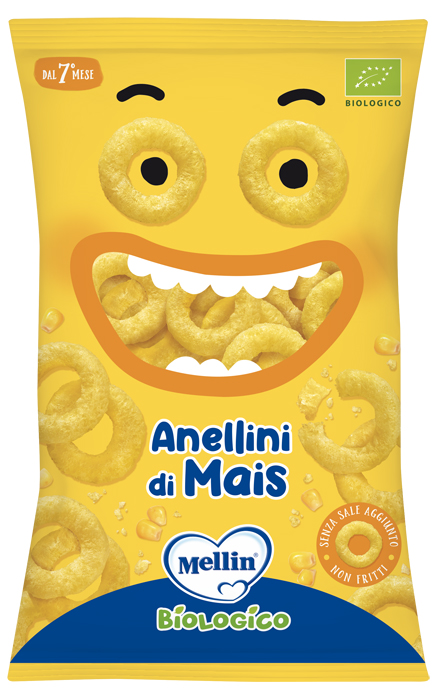 MELLIN SNACK BIO ANELLINI MAIS 15 G - Farmacianuova.eu