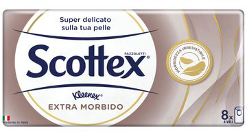 SCOTTEX EXTRA MORBIDO FAZZOLETTI 8 PEZZI - Farmacianuova.eu