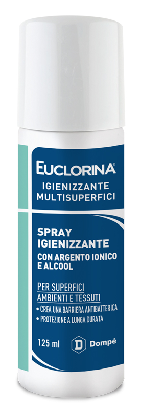 EUCLORINA IGIENIZZANTE MULTISUPERFICI SPRAY 125 ML - Farmacianuova.eu